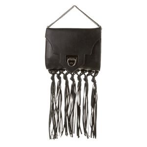 Reece Hudson
Rider Mini Fringe Crossbody Bag, Black